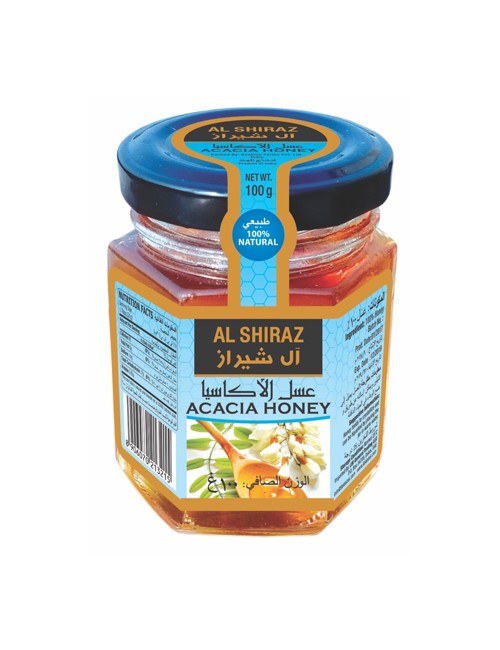 Acacia Honey - Hexgonal Glass