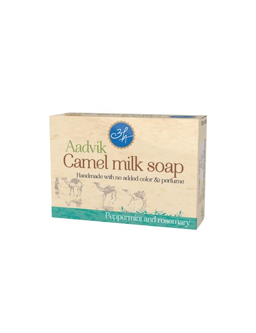 CAMEL MILK SOAPS WITH PEPPERMINT & ROSEMARY ESSENTIAL OILS
