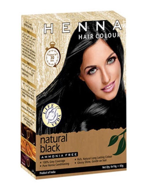 Henna Hair Color Natural Black