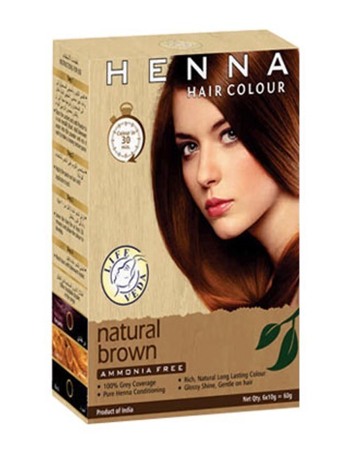 Henna Hair Color Natural Brown