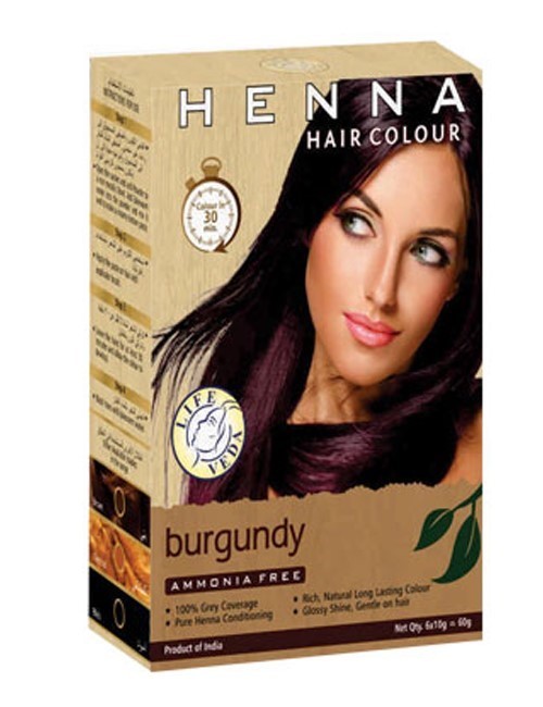 Henna Hair Color Burgundy