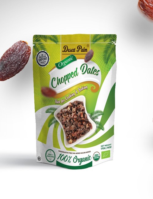 Organic Chopped Dates - Standing Pouch